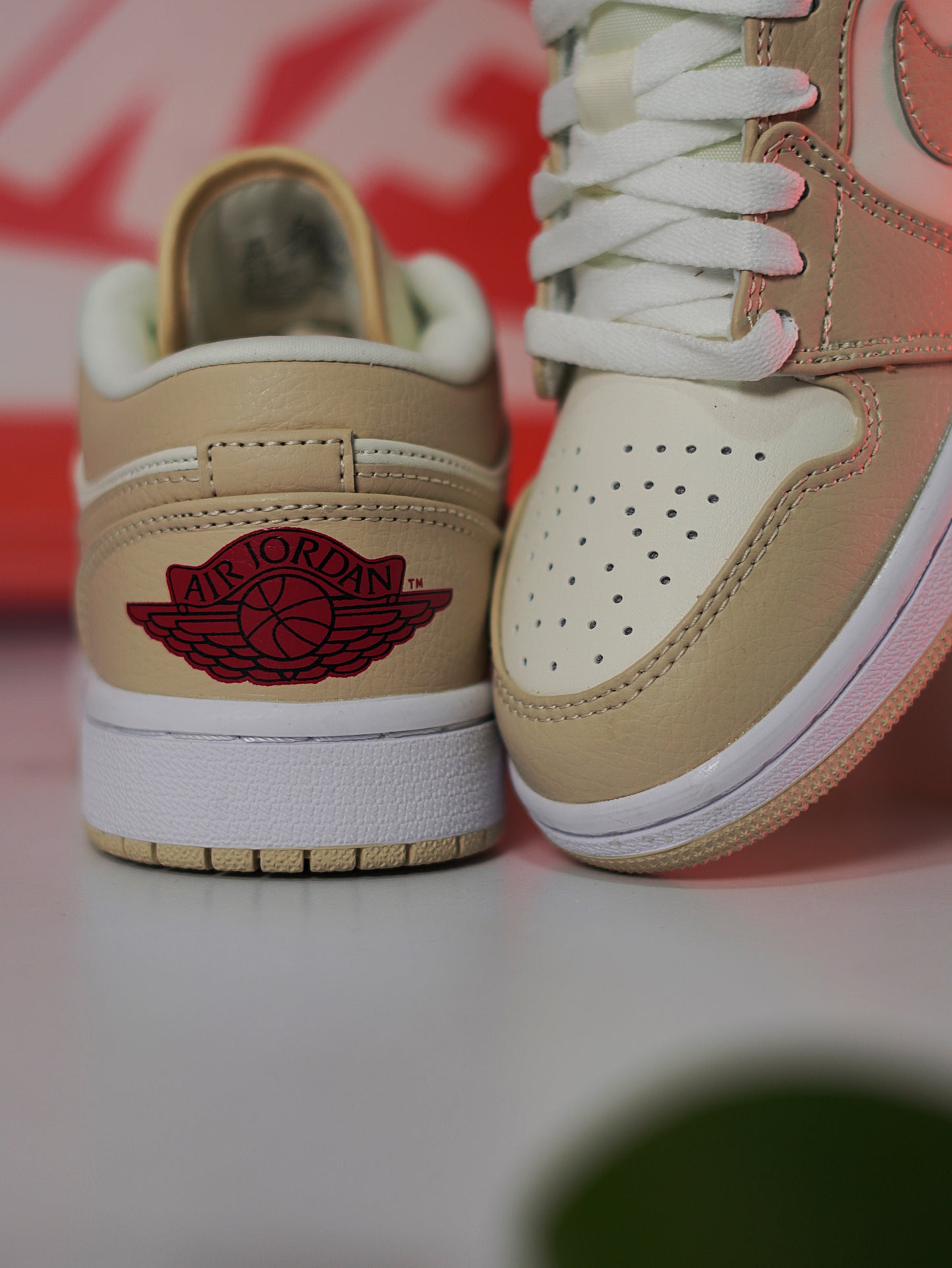 Nike Air Jordan 1 Low SE Sail Rattan University Red