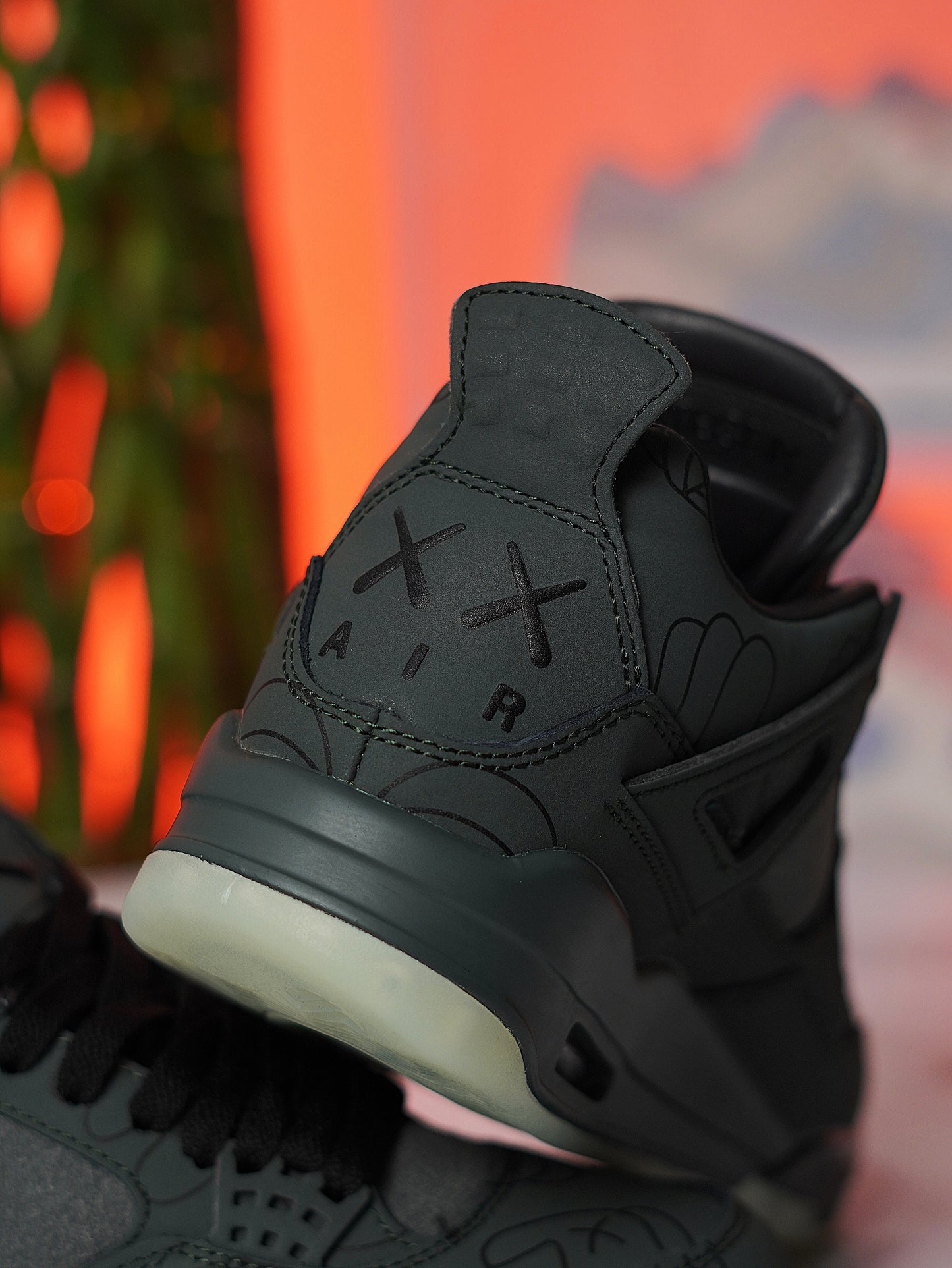 Nike Air Jordan Retro 4 x Kaws - Verde