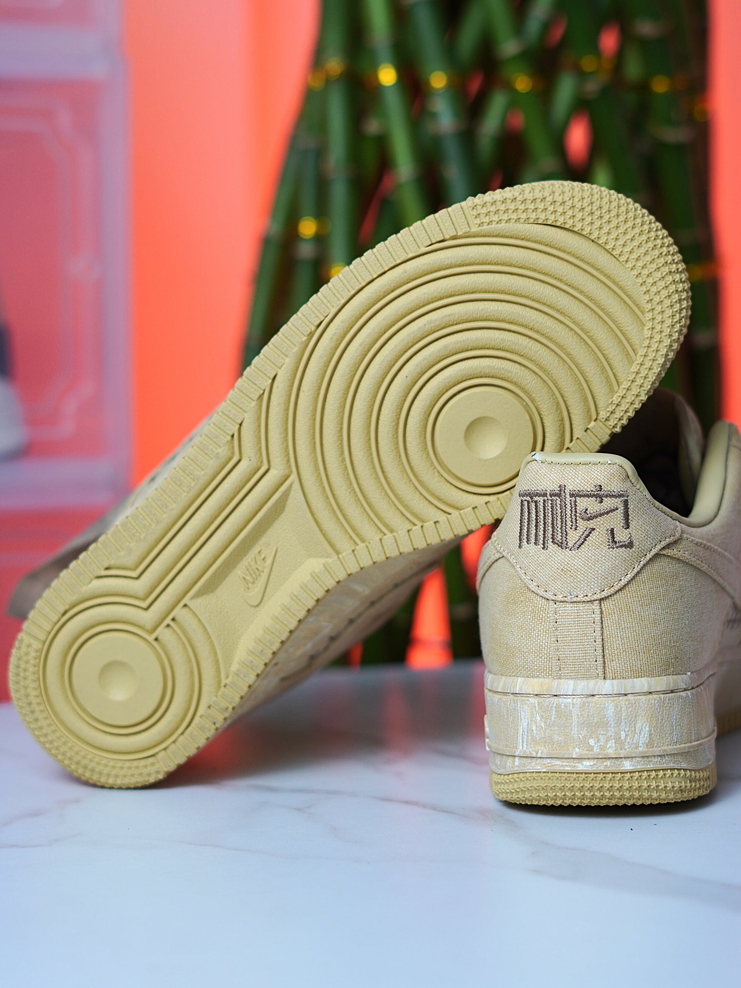 Nike Air Force One Low NAI-KE Lona Tostado