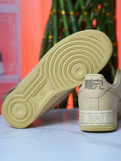 Nike Air Force One Low NAI-KE Lona Tostado