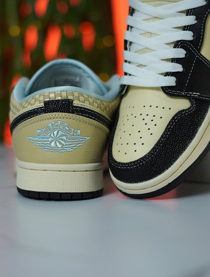 Nike Air Jordan 1 Low SE 'Coconut Milk Black Muslin"
