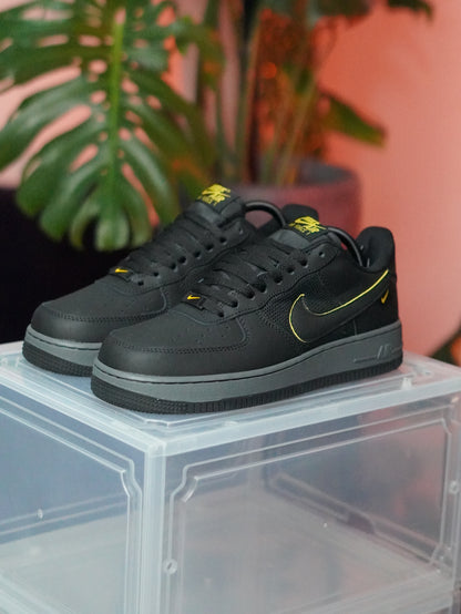 Nike Air force one "Black University Gold"