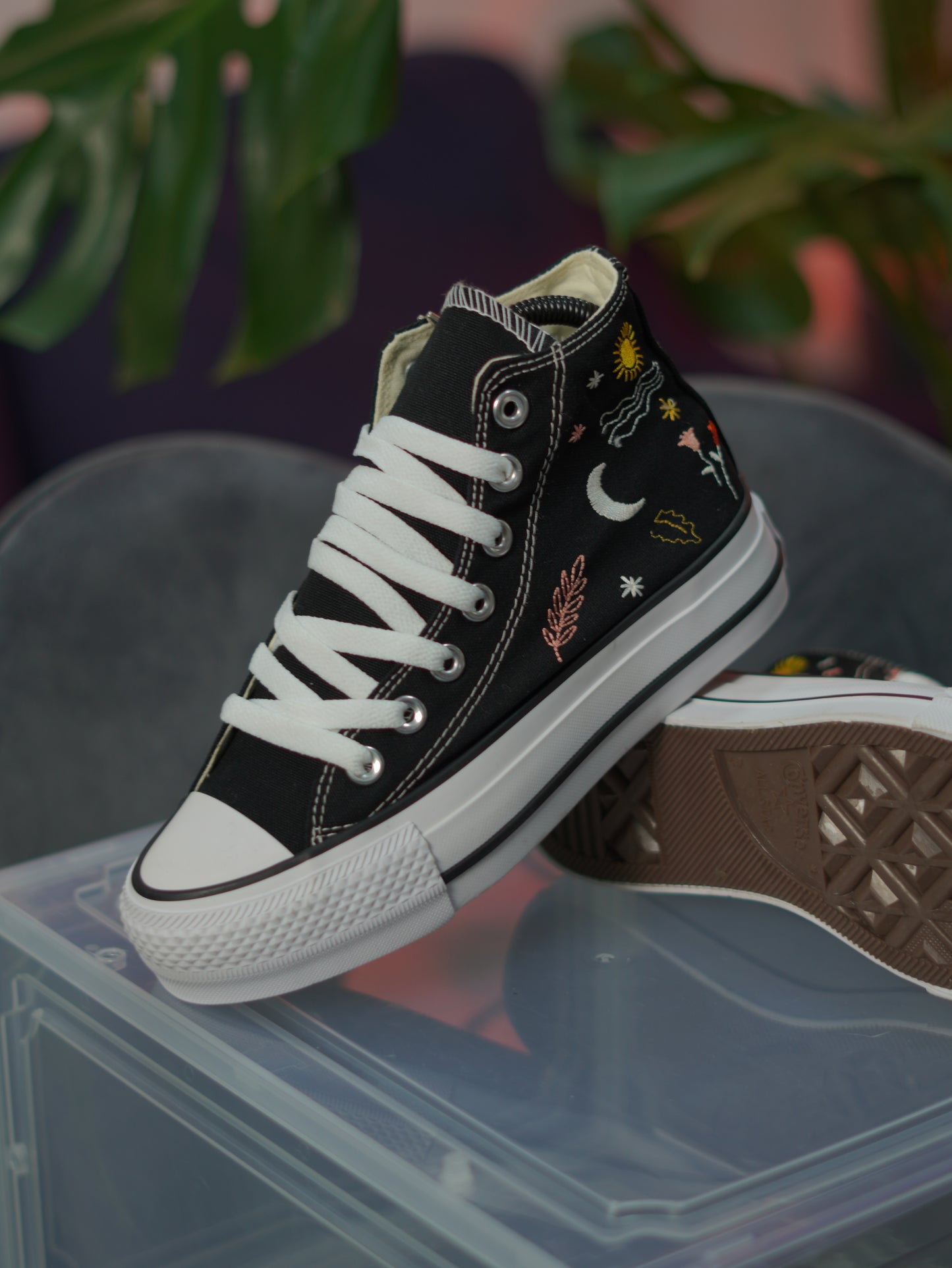 Converse Chuck Taylor Plataforma All Star - Negro