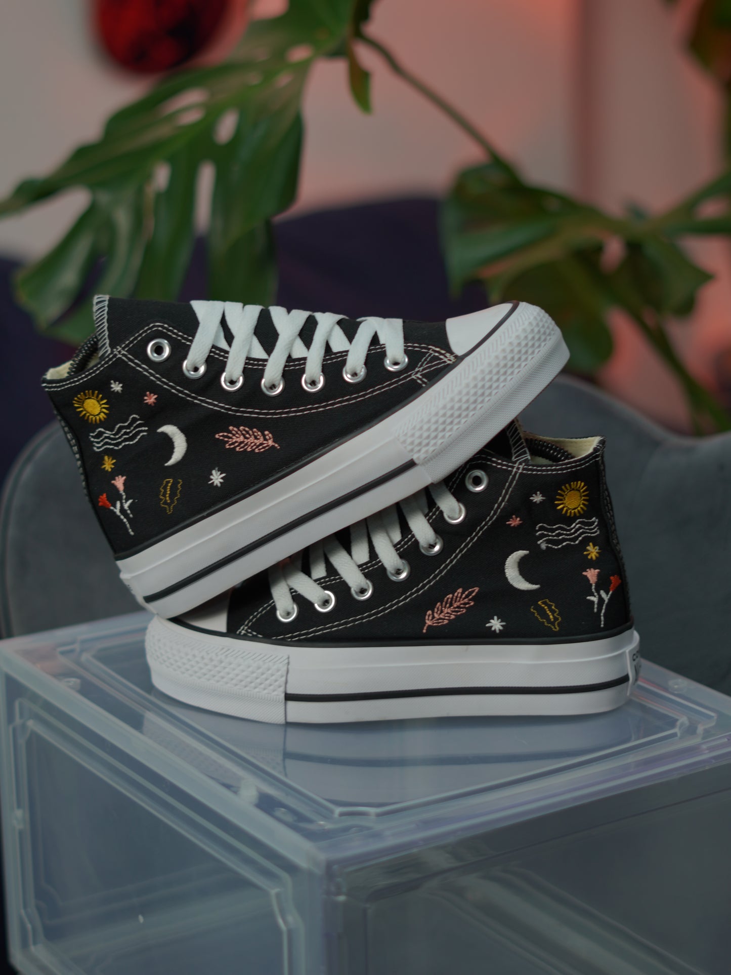 Converse Chuck Taylor Plataforma All Star - Negro