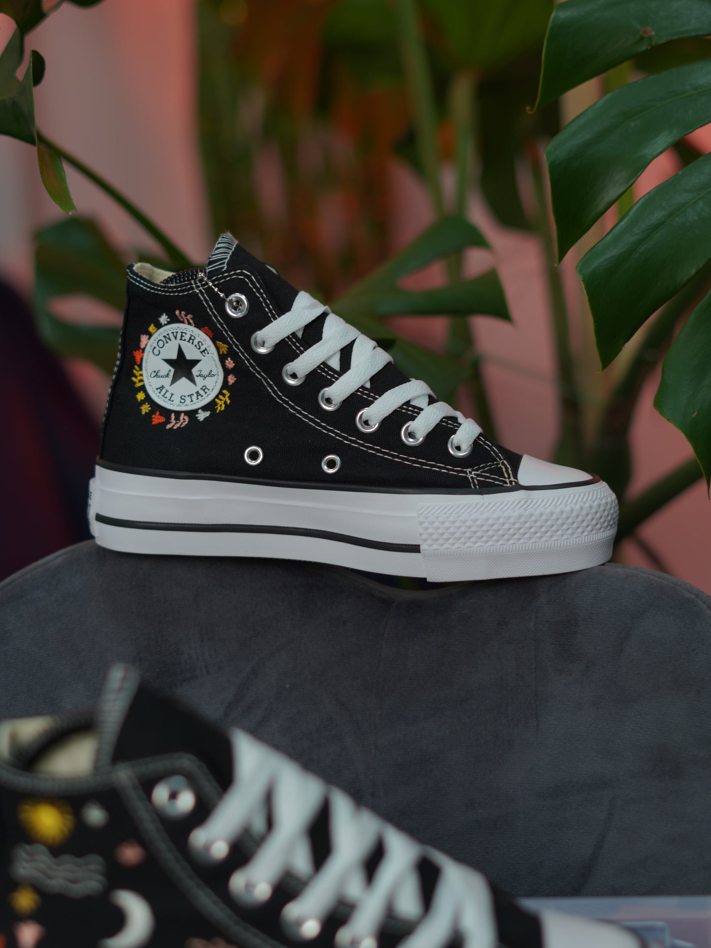 Converse Chuck Taylor Plataforma All Star - Negro