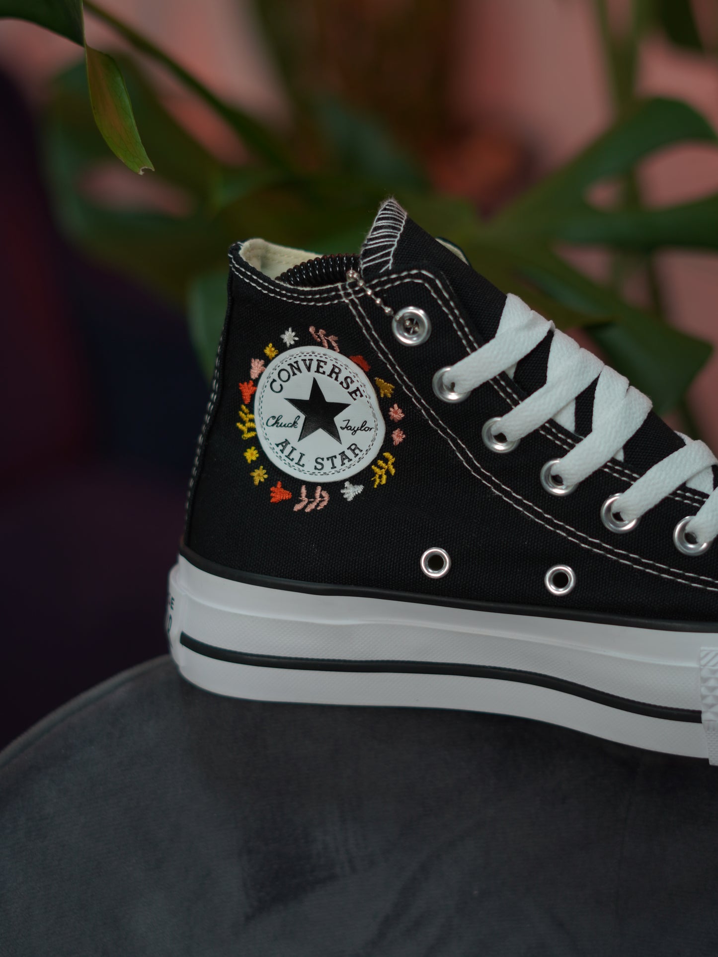Converse Chuck Taylor Plataforma All Star - Negro