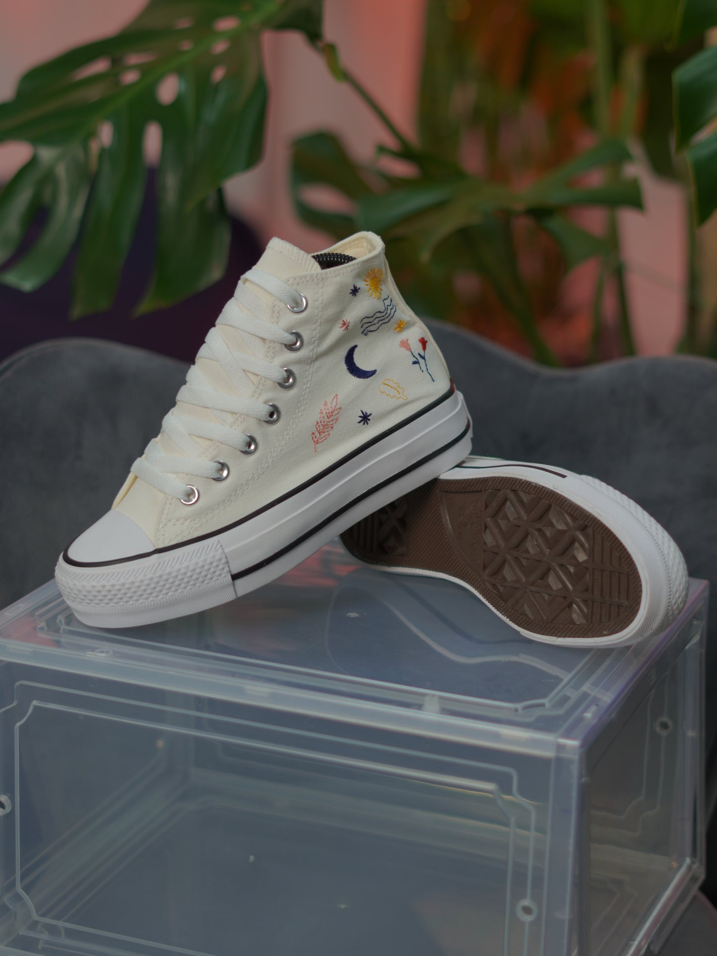 Converse Chuck Taylor Plataforma All Star - Blanco