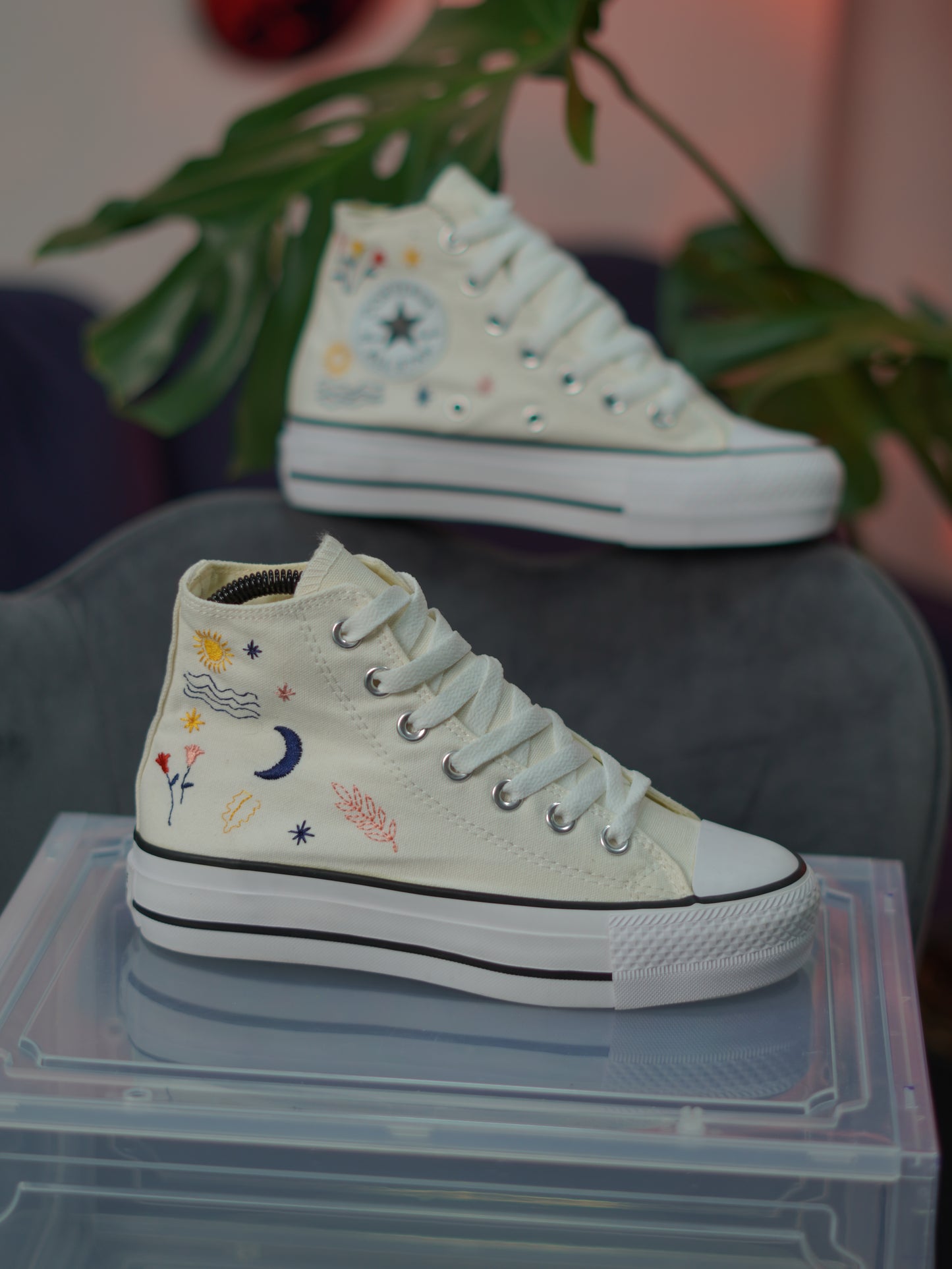 Converse Chuck Taylor Plataforma All Star - Blanco