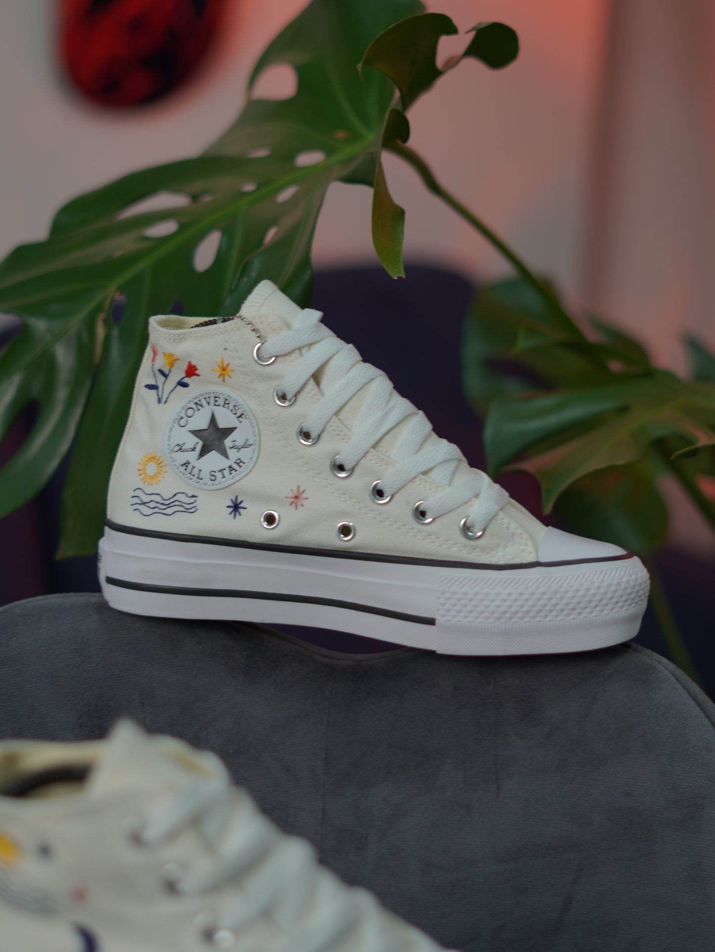 Converse Chuck Taylor Plataforma All Star - Blanco