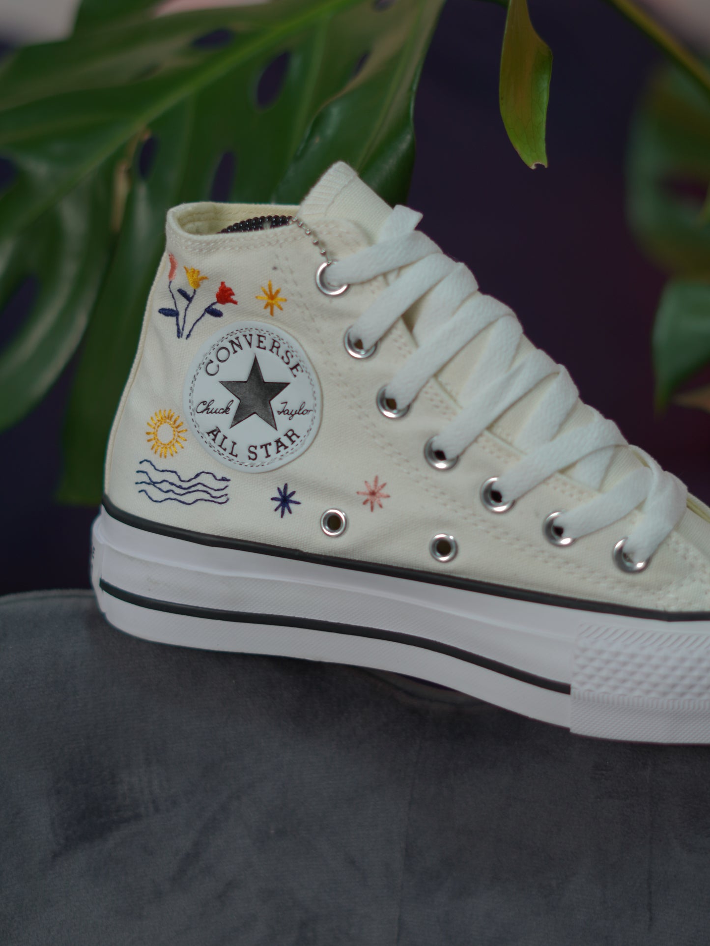 Converse Chuck Taylor Plataforma All Star - Blanco