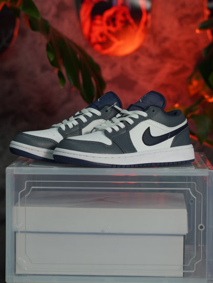 Air Jordan 1 Low - Gris , Negro