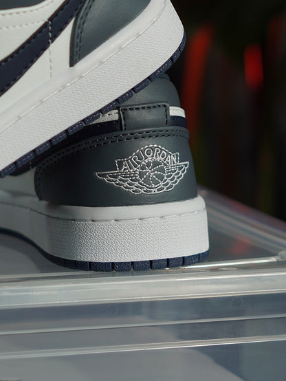 Air Jordan 1 Low - Gris , Negro