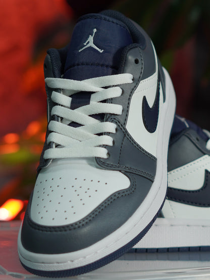 Air Jordan 1 Low - Gris , Negro