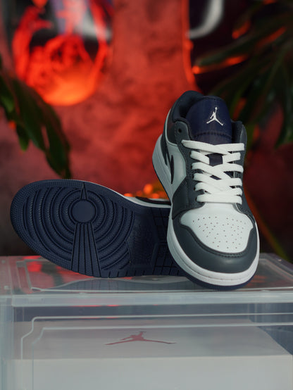 Air Jordan 1 Low - Gris , Negro