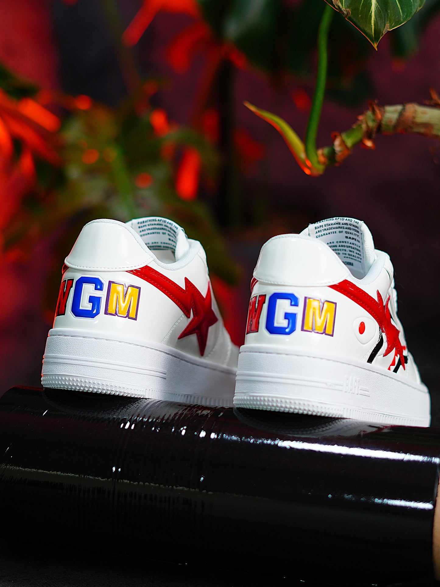 BAPE Sta Low Shark white