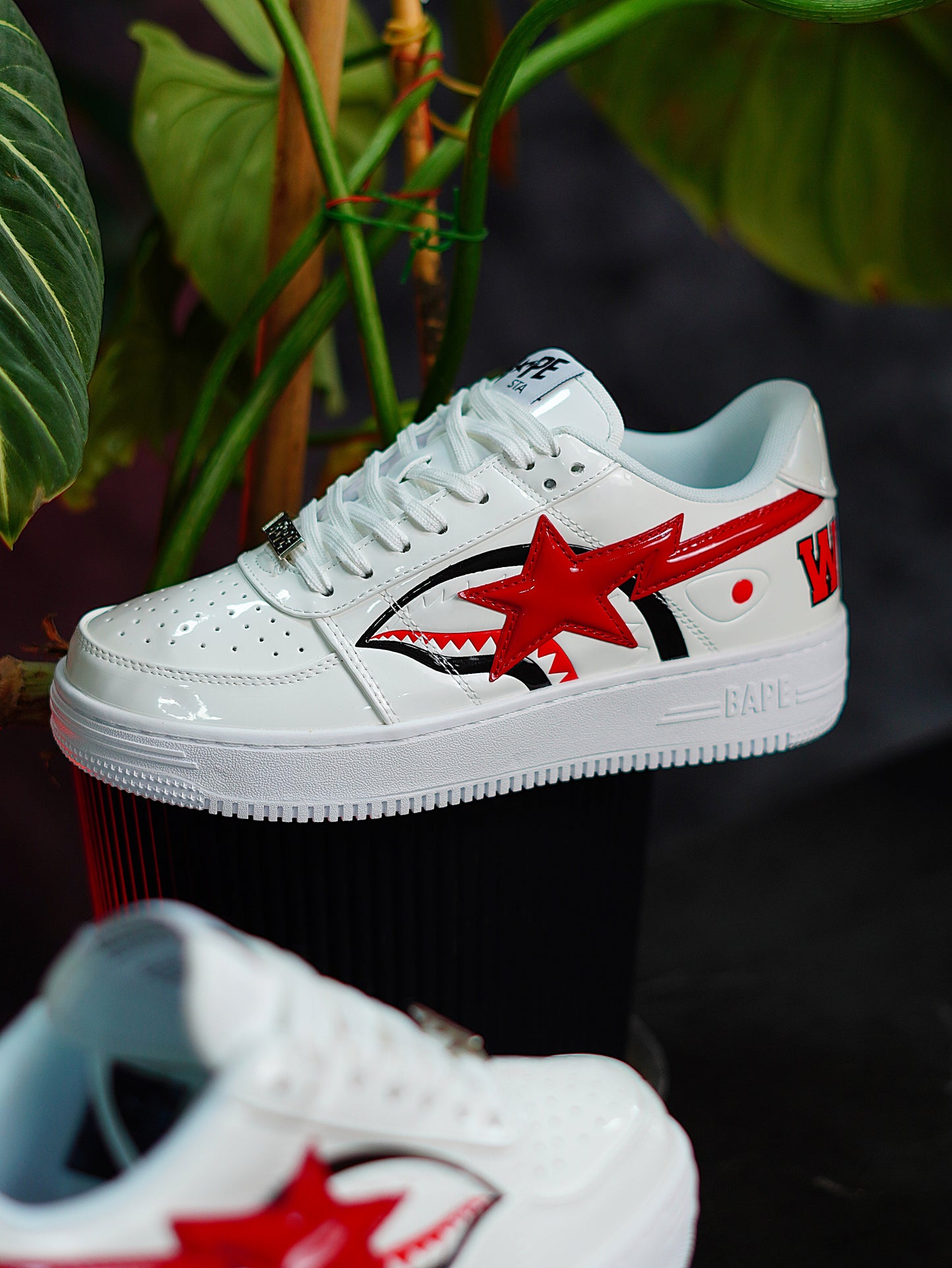 BAPE Sta Low Shark white