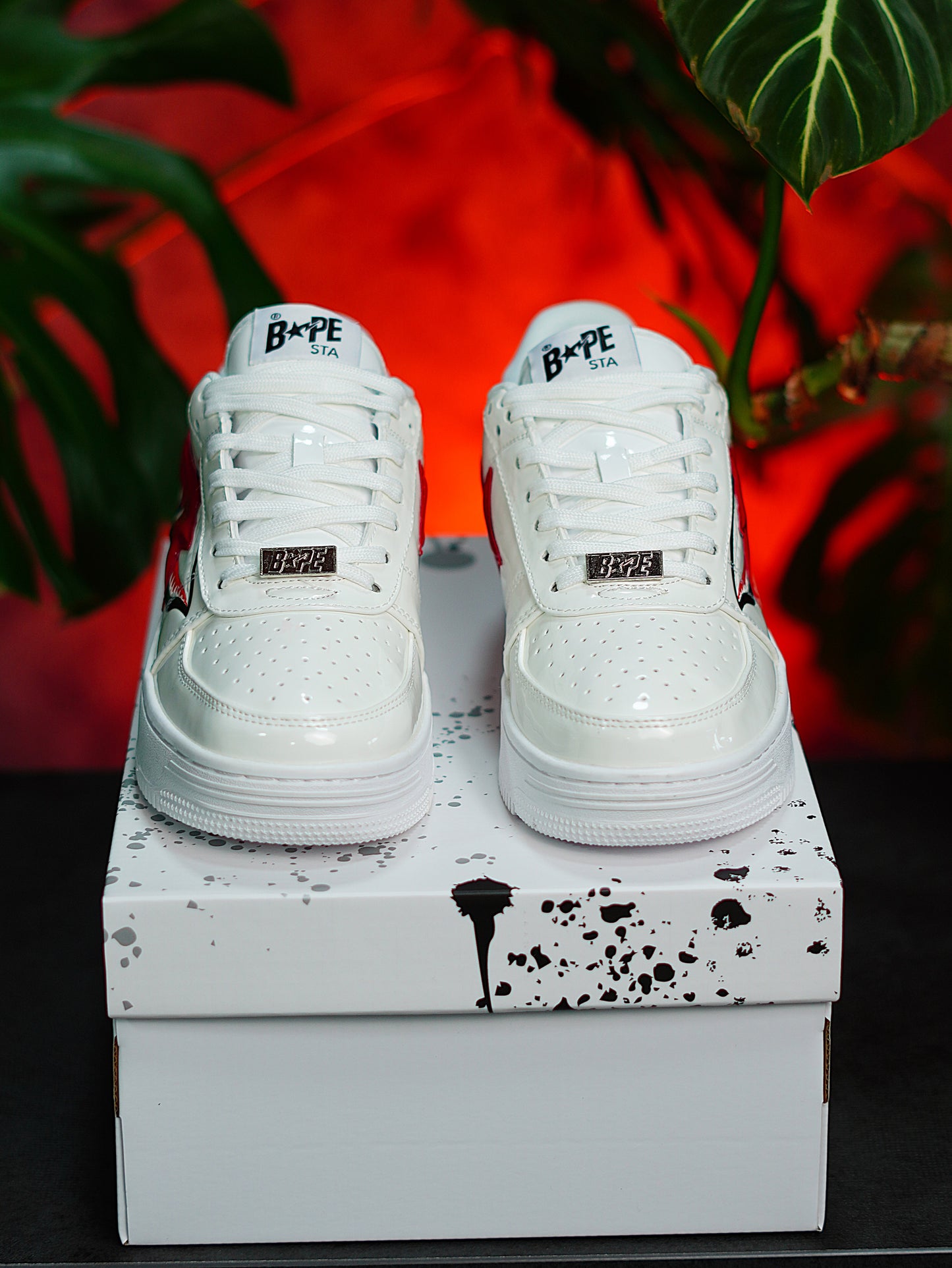 BAPE Sta Low Shark white