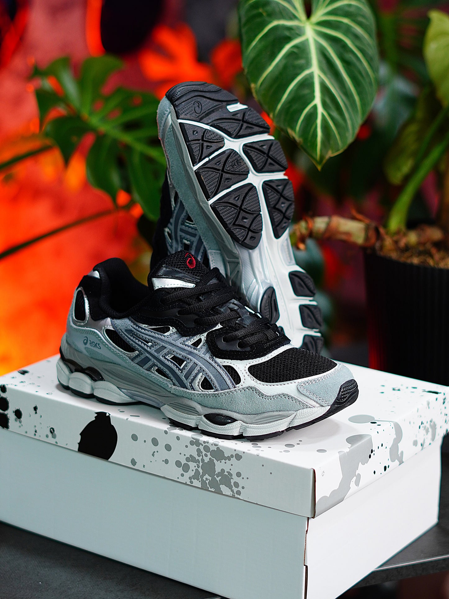 Asics gel nyc gris/negro