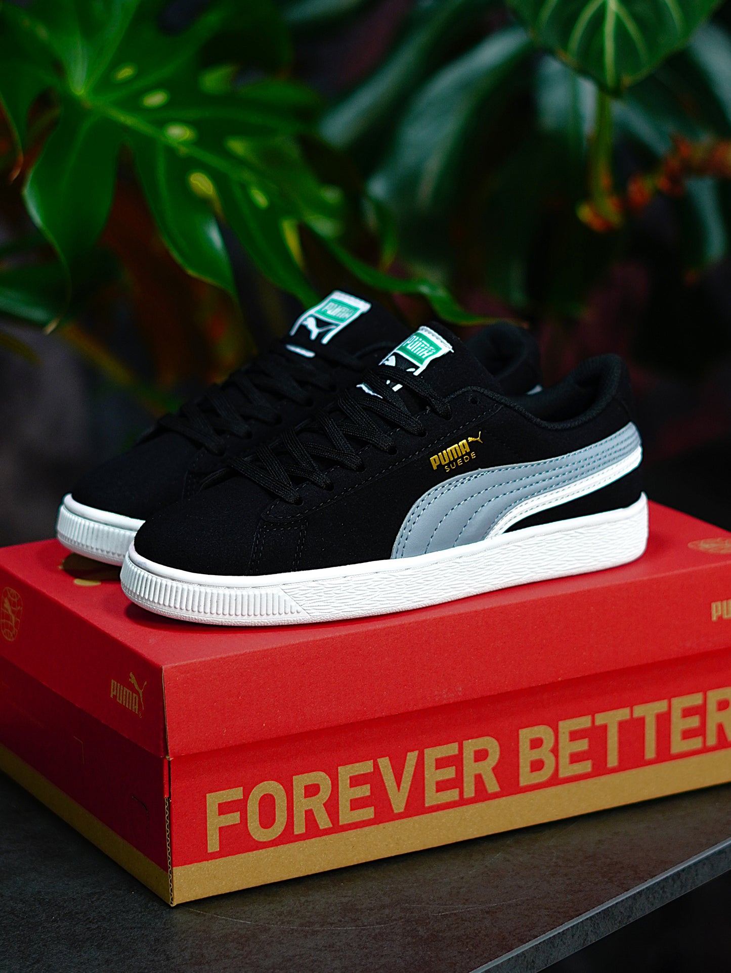 Puma Suede - Negra, Gris