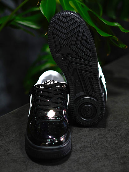 A Bathing Ape Bape Sta 2  - Negro, Charol