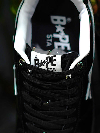 A Bathing Ape Bape Sta 2  - Negro, Charol