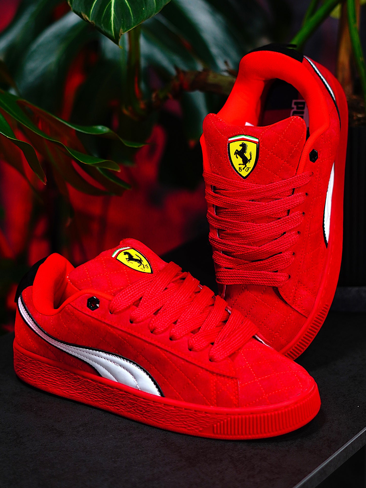 Puma Suede XL Hero Scuderia Ferrari  - Rojo
