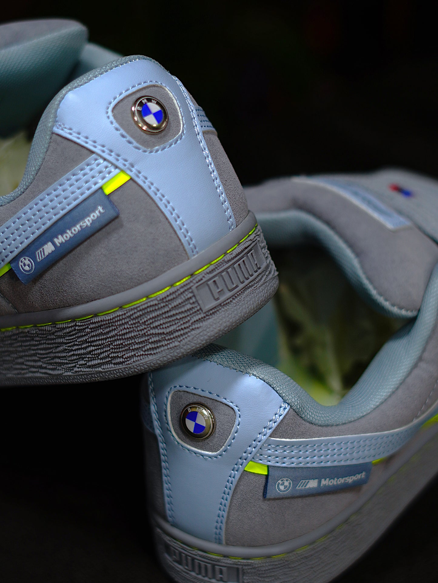 Puma Suede XL Hero BMW - Gris Azulado