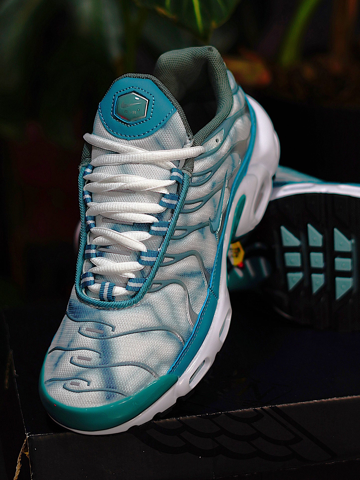 Nike Air Max TN Plus - Blanco, Azul, Gris