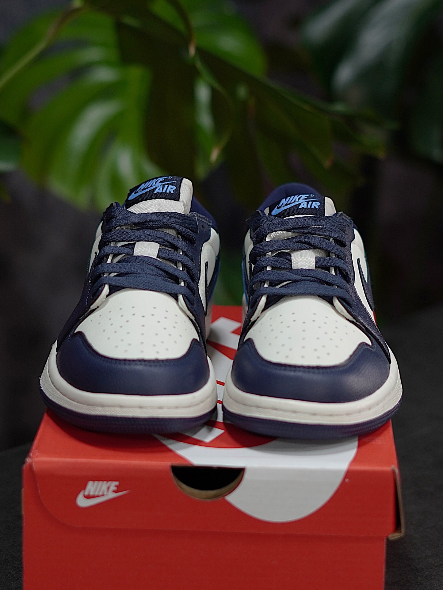 Air Jordan 1 Low "Obsidian" - Azul, Azul oscuro, Blanco