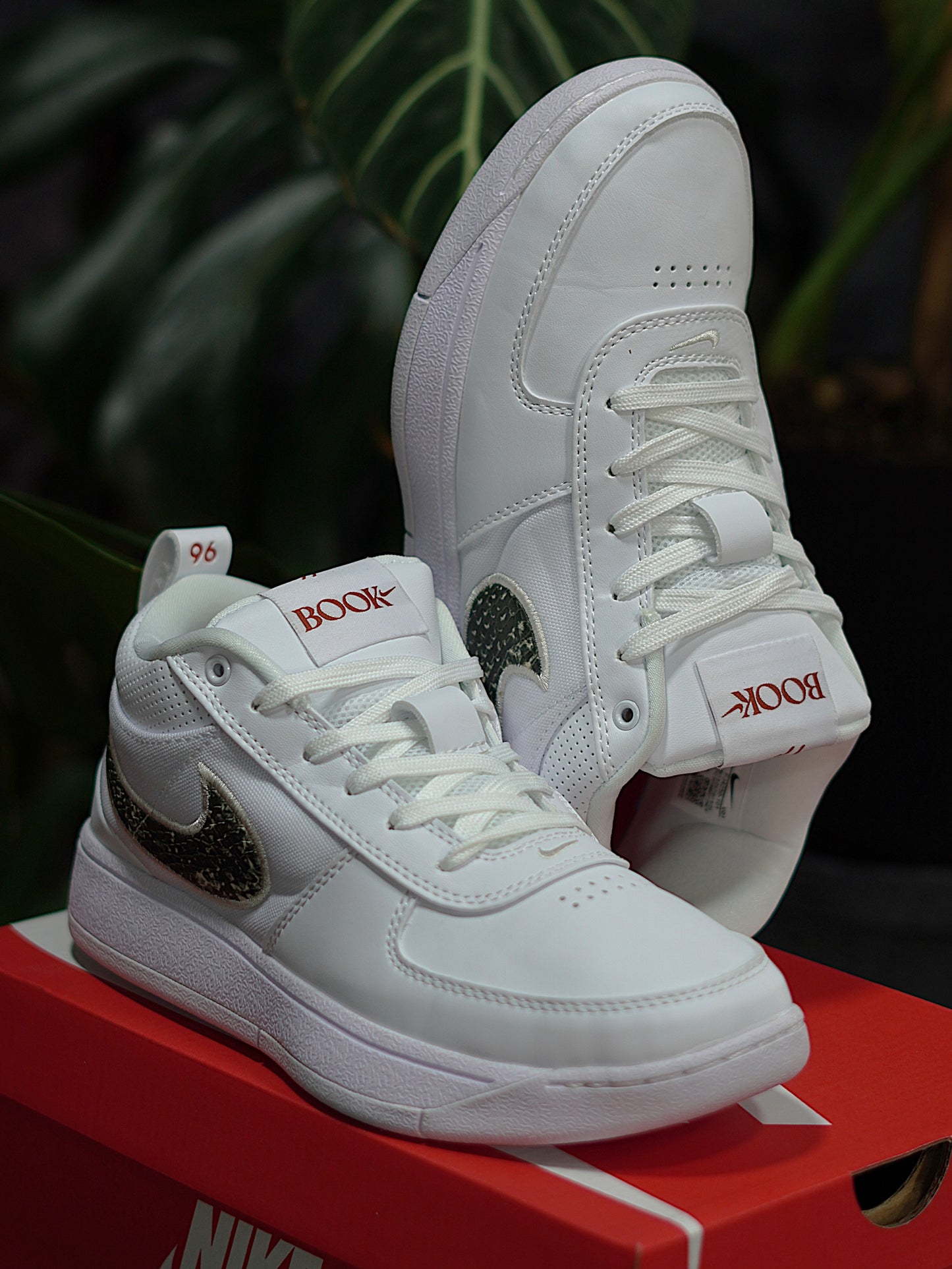 Nike Book 1 Rattlesnake - Blanco, Gris