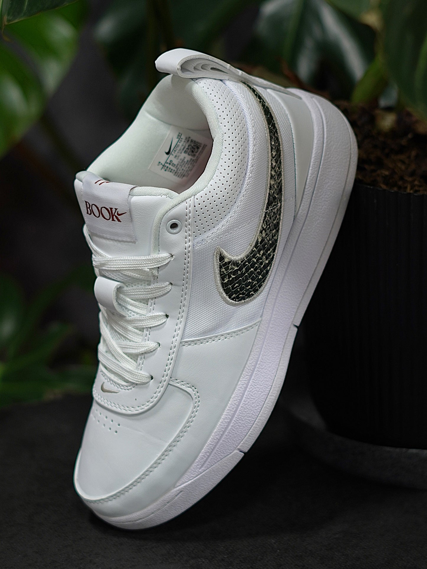 Nike Book 1 Rattlesnake - Blanco, Gris