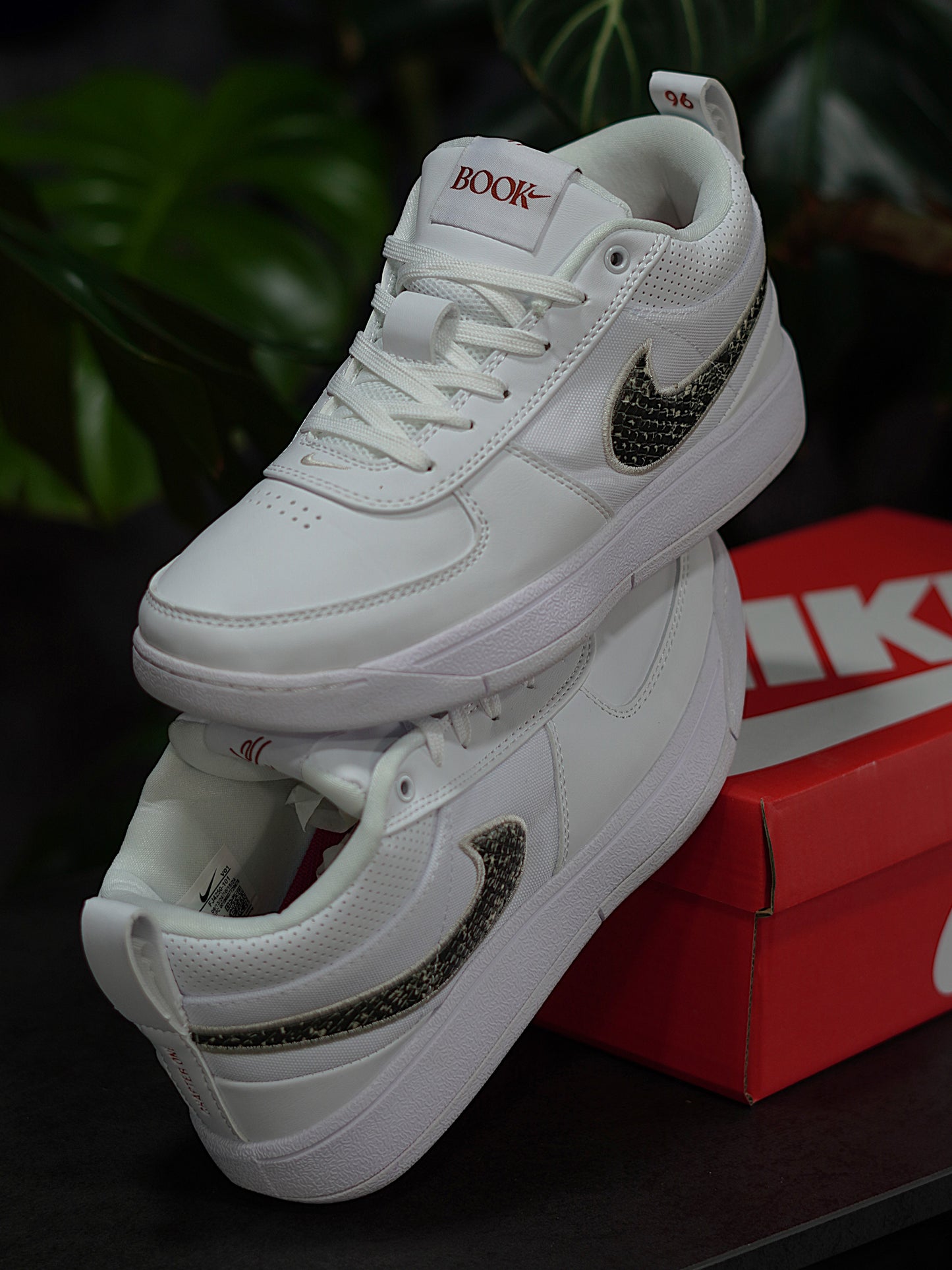 Nike Book 1 Rattlesnake - Blanco, Gris
