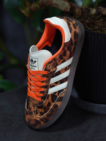 Adidas Samba Leopardo Rojo - Naranja, Leopardo