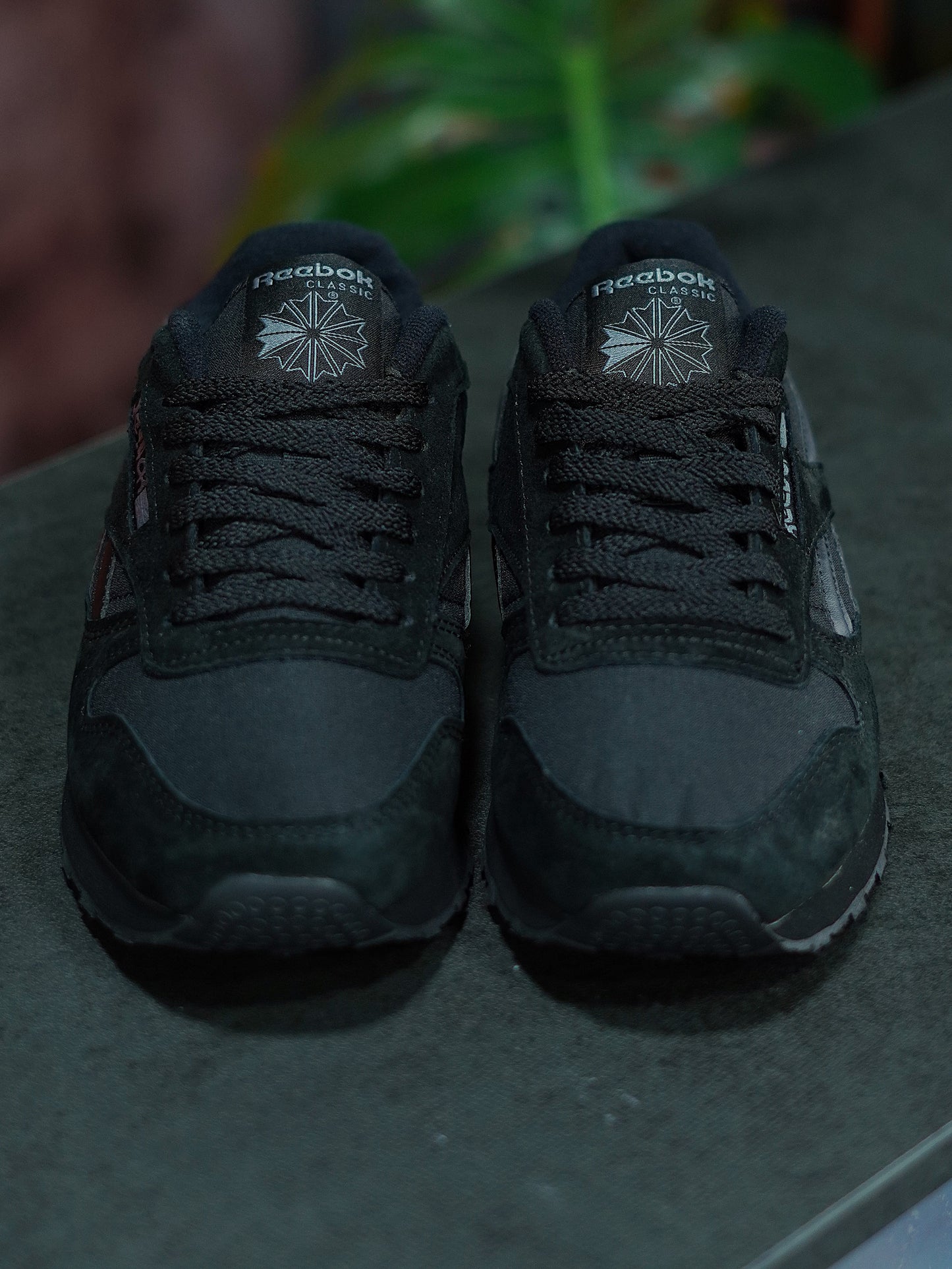 Reebok Classic Leather - Negro, Gamuza