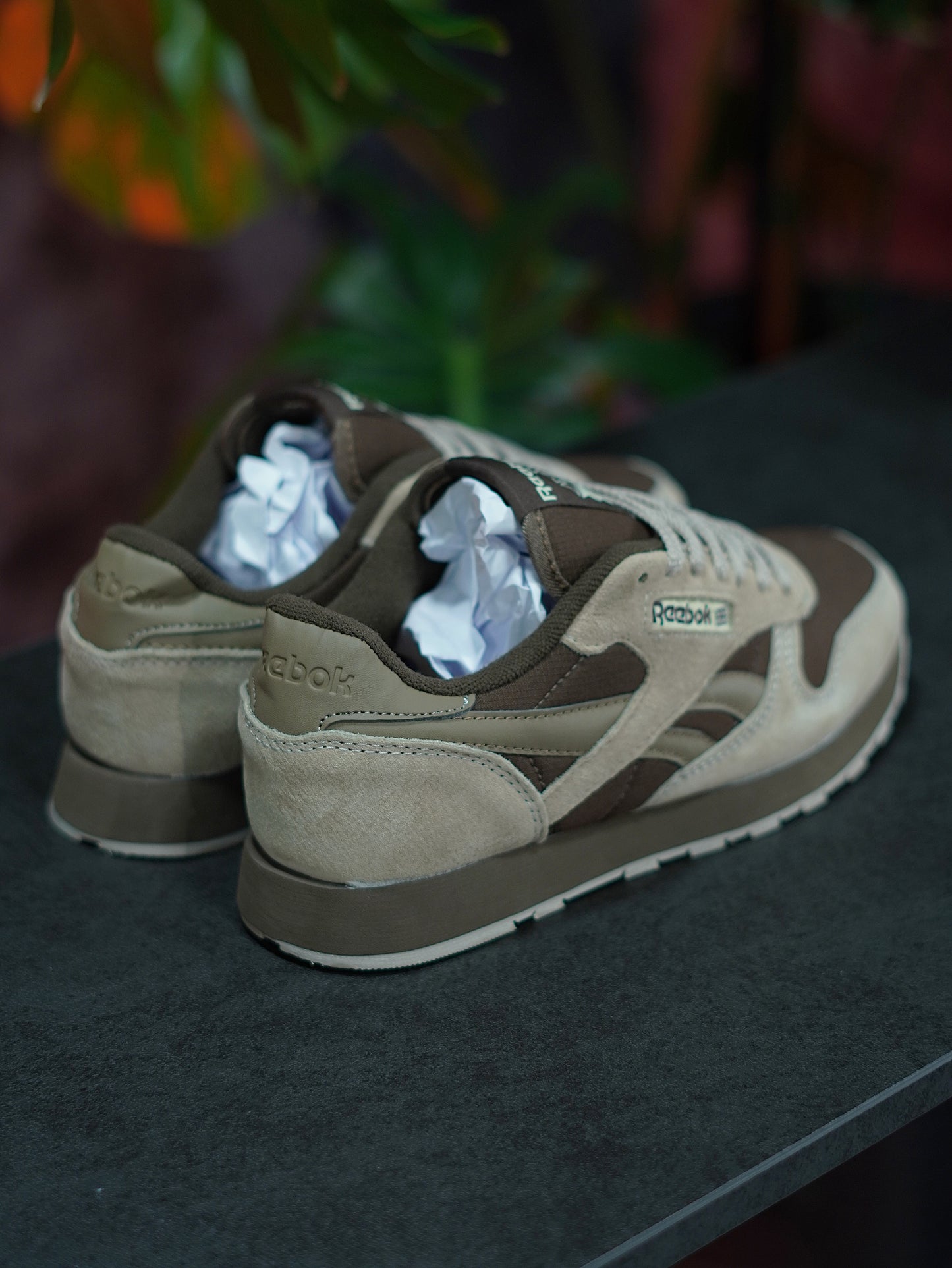 Reebok Classic Leather - Cafe, Gamuza