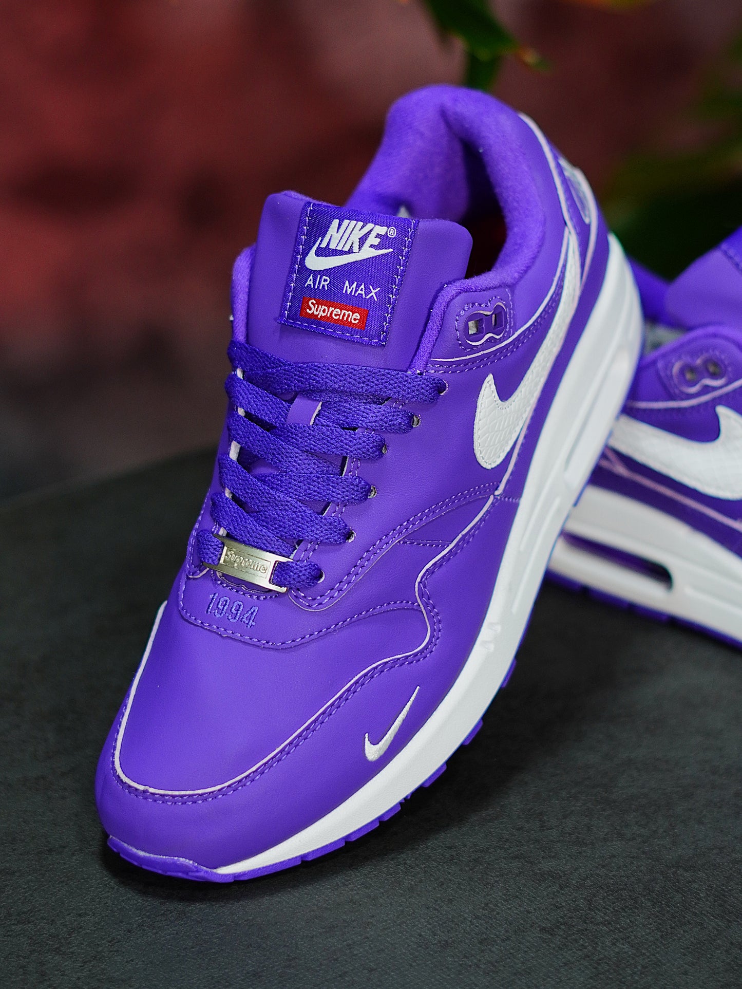 Supreme x Nike Air Max 1 "Varsity Purple" - Morado