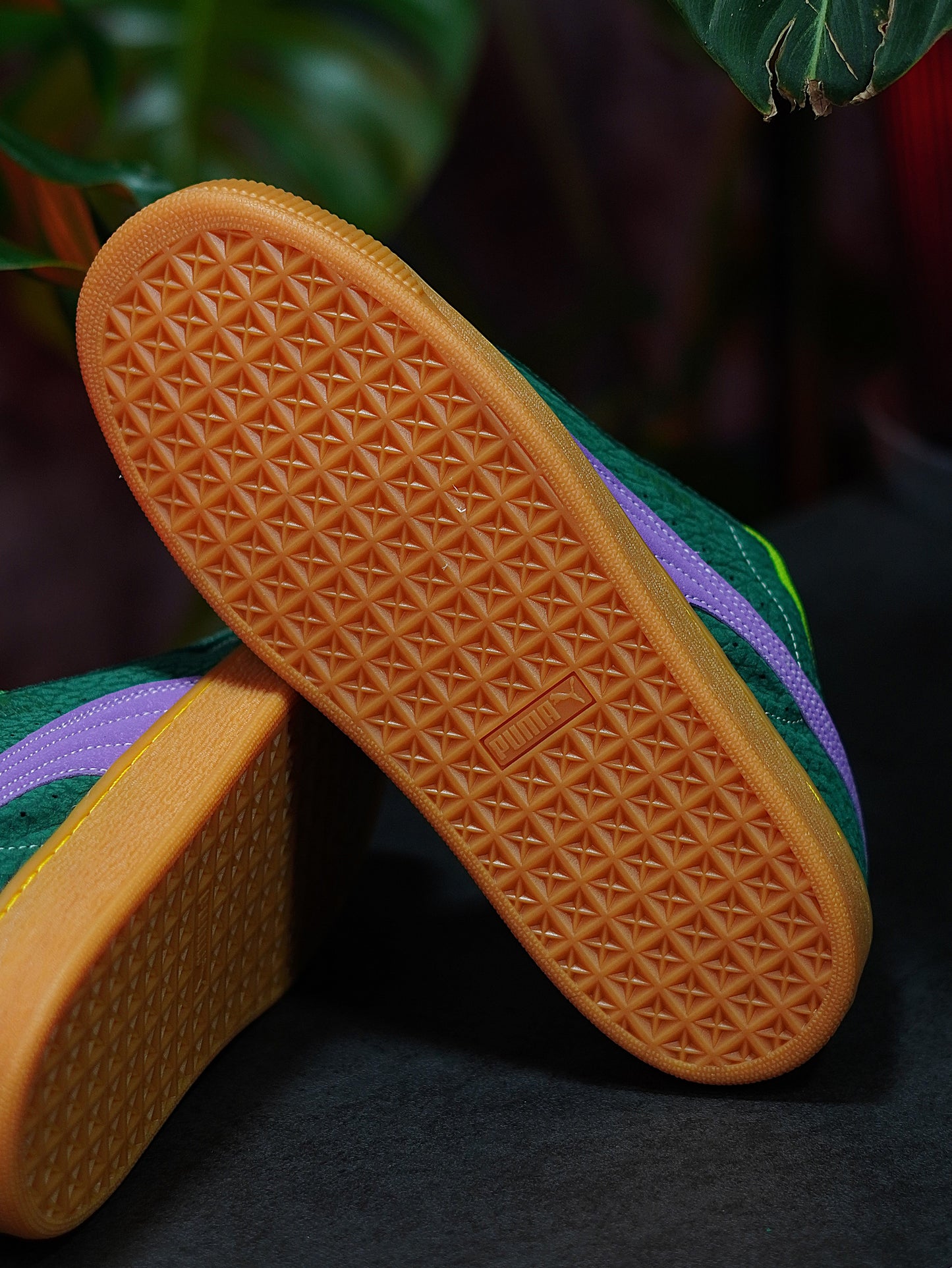 Puma Suede XL x Tortugas Ninja - Verde, Morado, Rojo, Suela goma