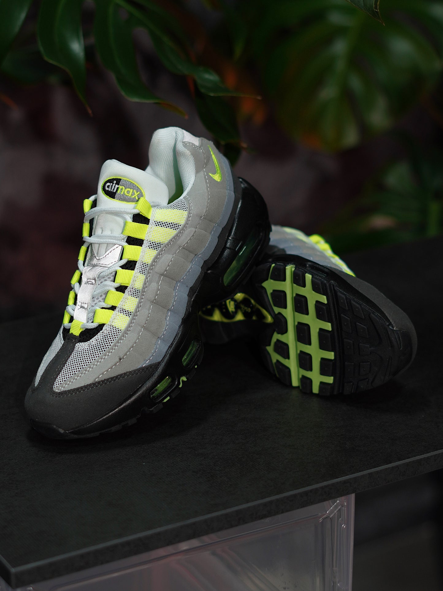 NIke Air Max 95 Big Bubble Neon - Verde Neon, Gris, Negro