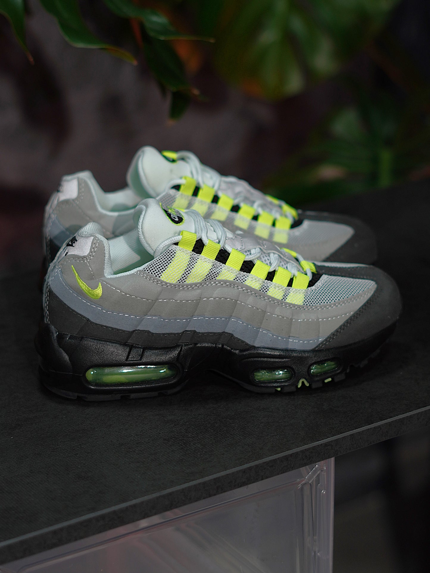 NIke Air Max 95 Big Bubble Neon - Verde Neon, Gris, Negro