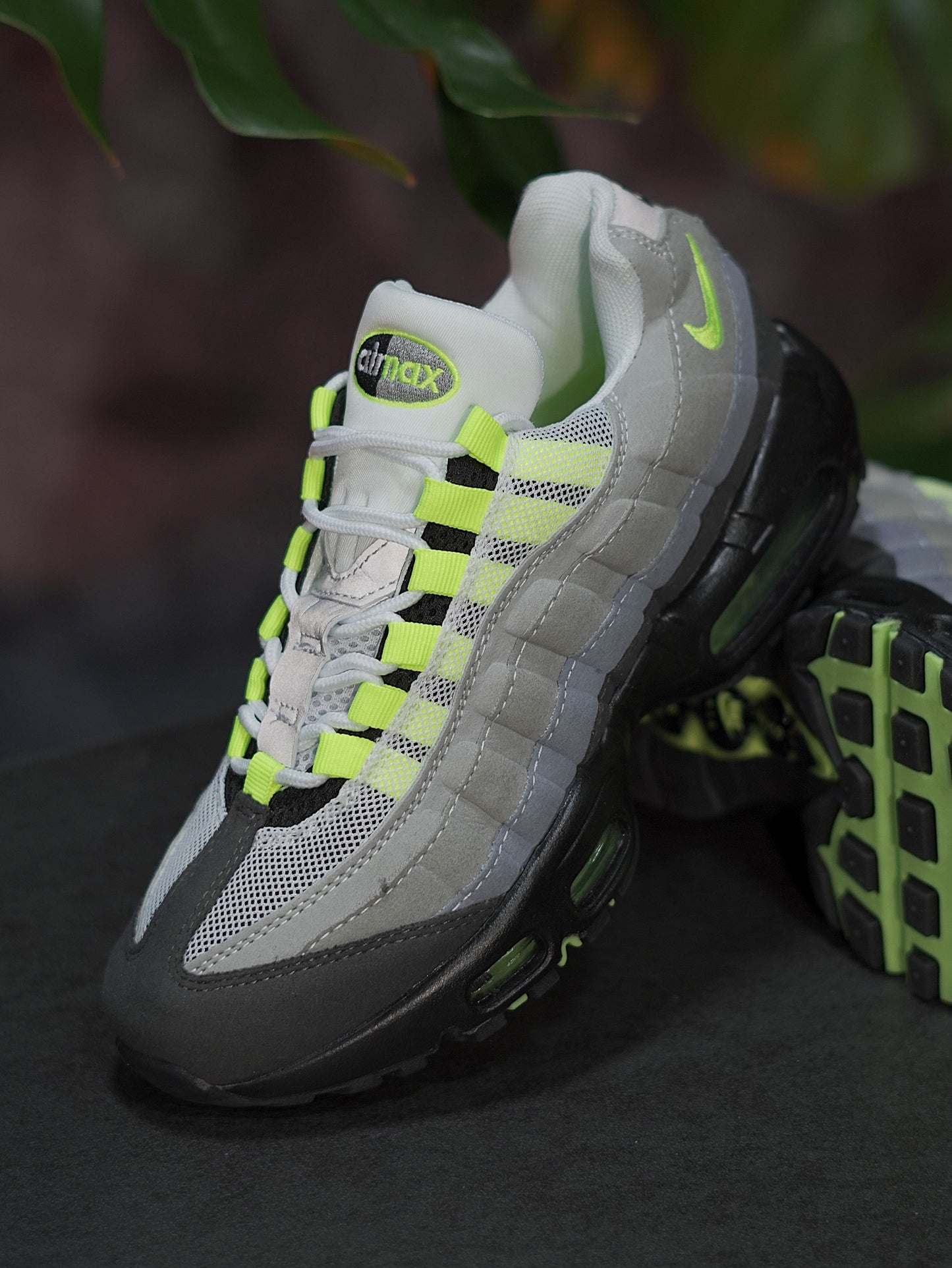 NIke Air Max 95 Big Bubble Neon - Verde Neon, Gris, Negro