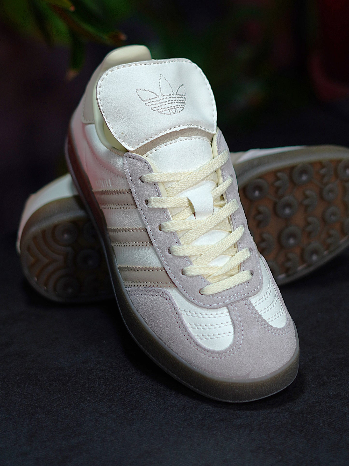Adidas Gazelle - Blanco, Gris, Beige