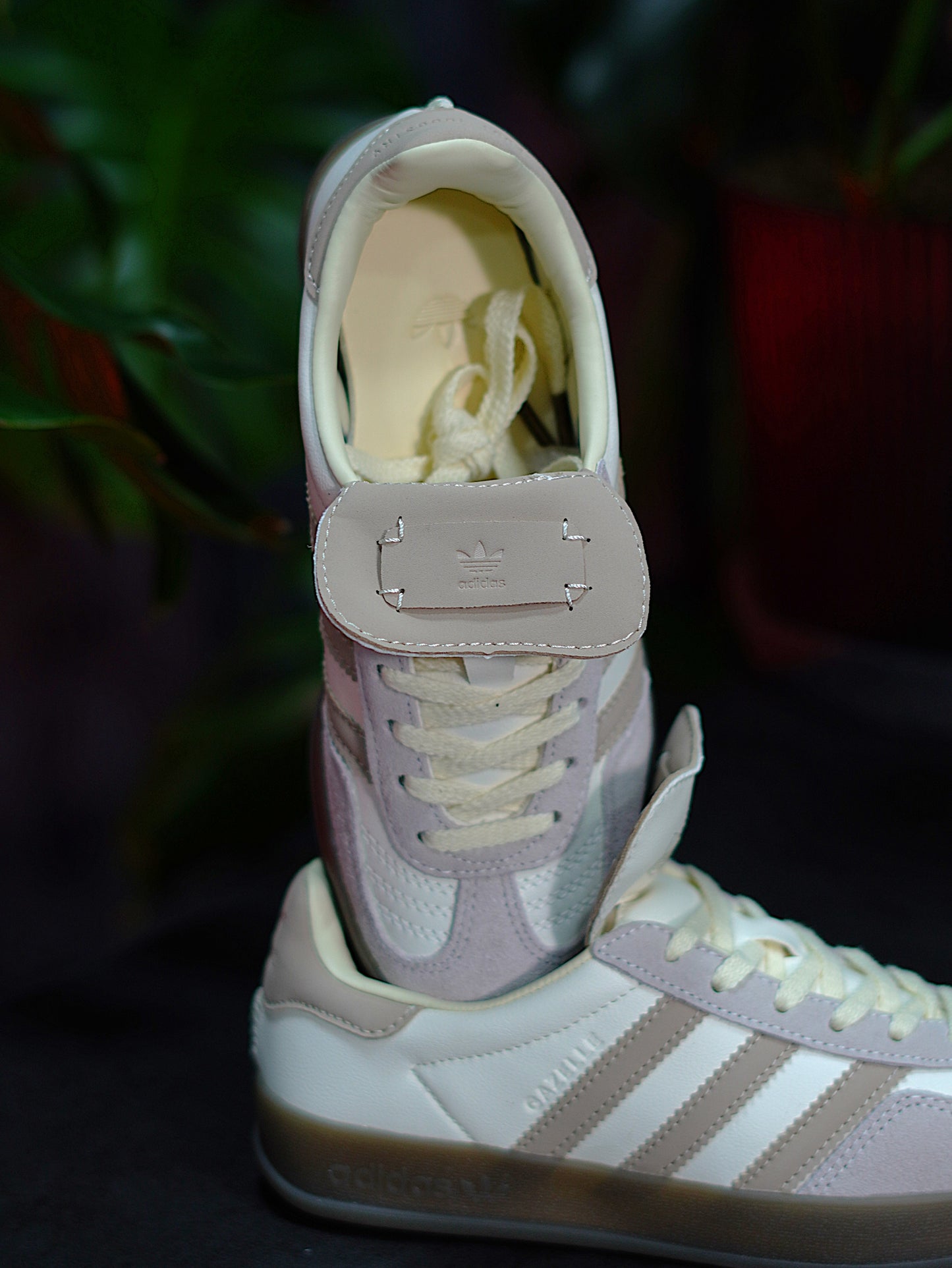 Adidas Gazelle - Blanco, Gris, Beige
