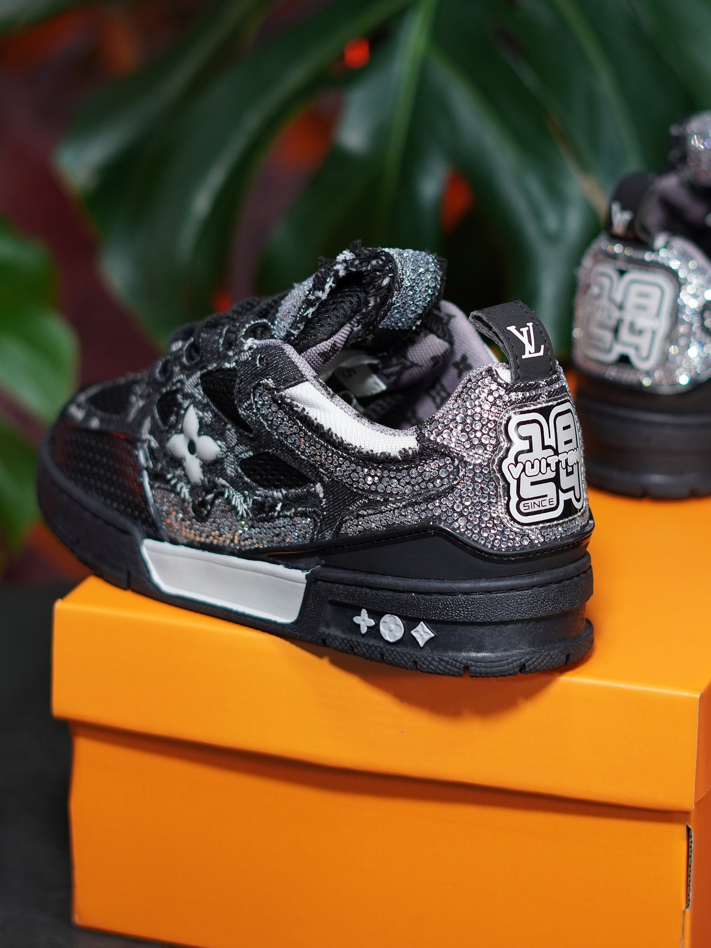 Louis Vuitton Skate Swarovski Monogran - Negro