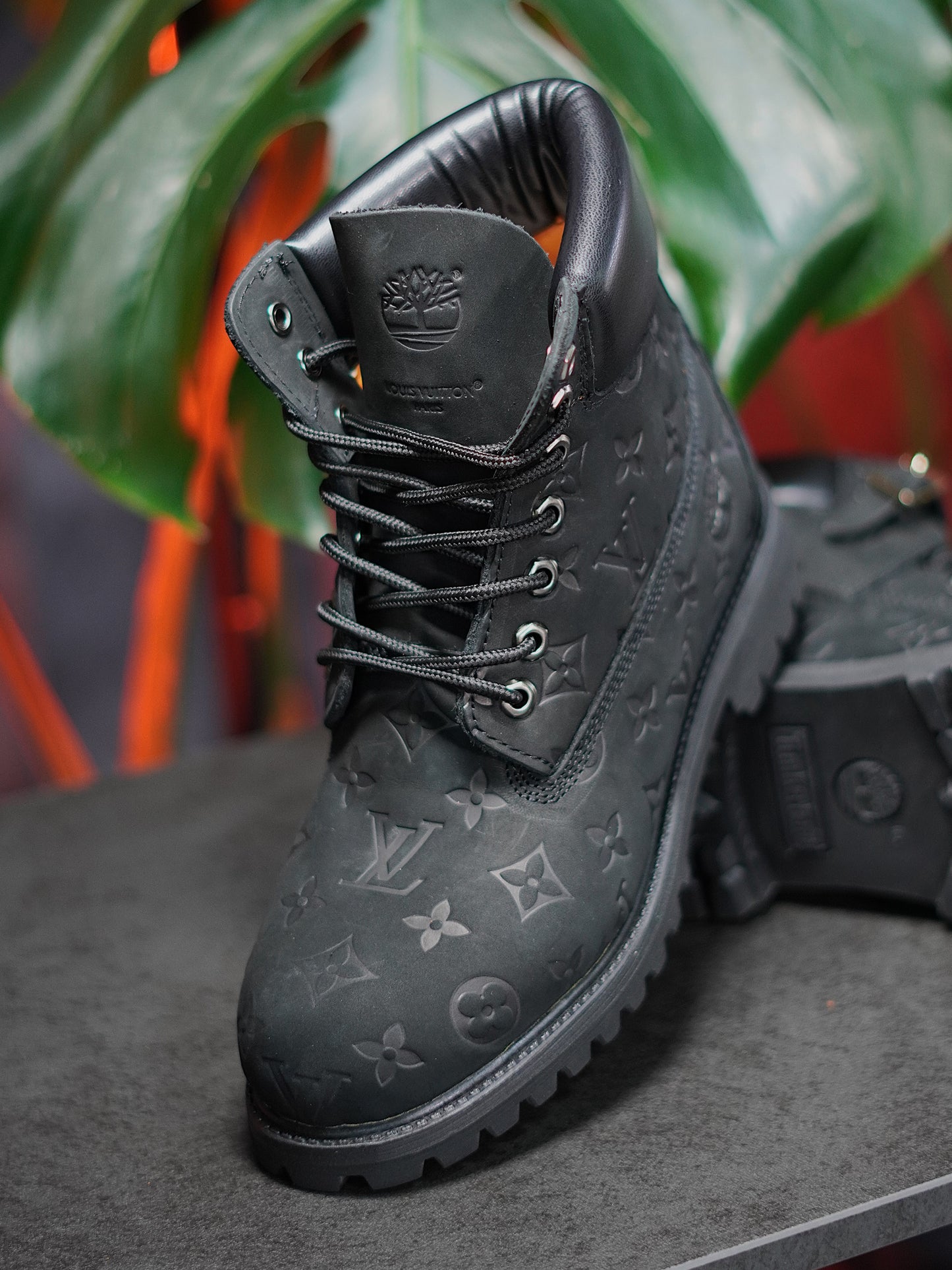 Timberland x Louis Vuitton - Negro, Gamuza