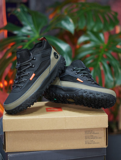 Timberland Greenstride motion 6 Leather super ox - Negro, Verde militar