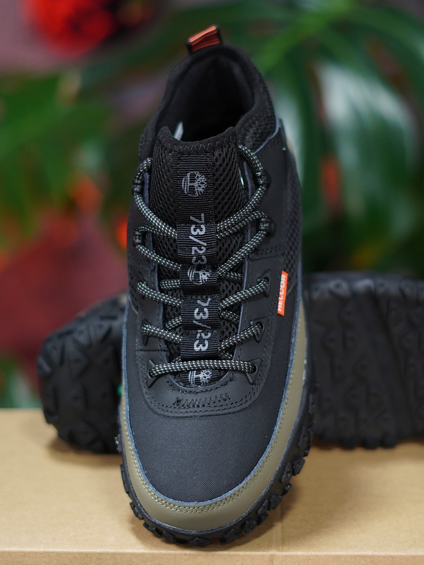 Timberland Greenstride motion 6 Leather super ox - Negro, Verde militar