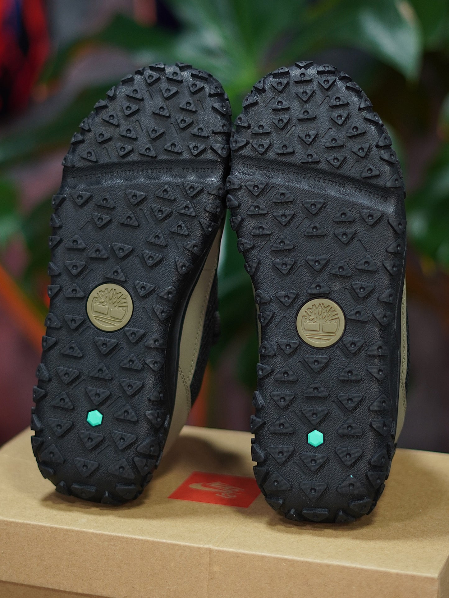 Timberland Greenstride motion 6 Leather super ox - Negro, Verde militar