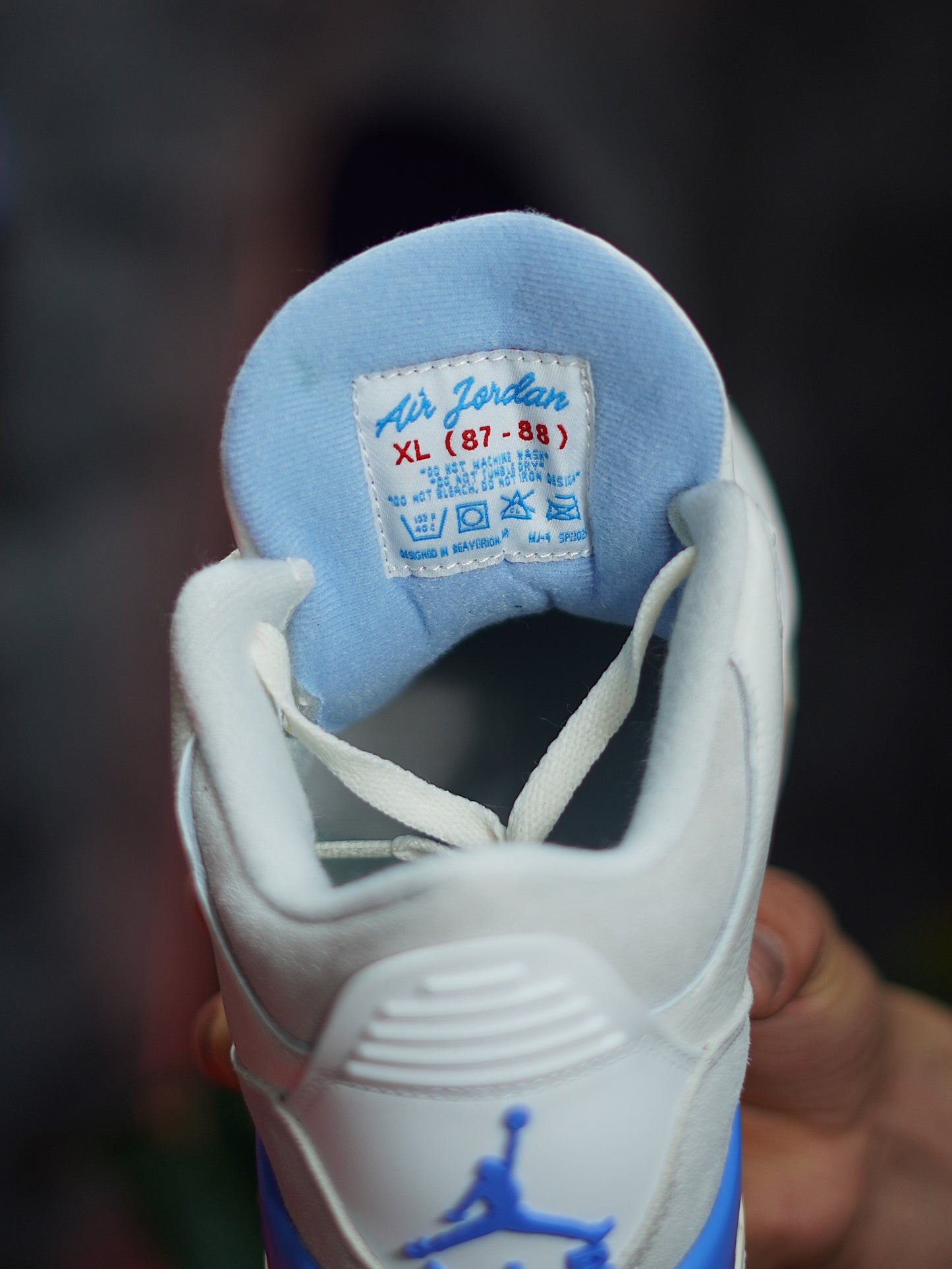 Air Jordan 3 "Lucky Shorts" - Blanco, Azul