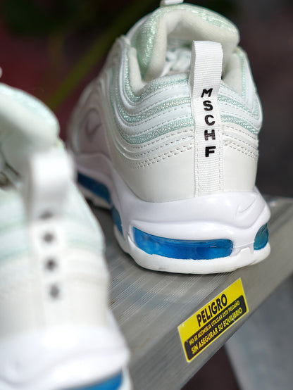 Nike Air Max 97 Mschf x Inri Jesus - Blanco, Azul
