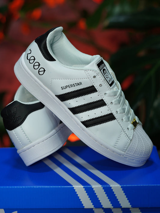 Adidas SUPERsTAR X Blessd. Blanca, Negra